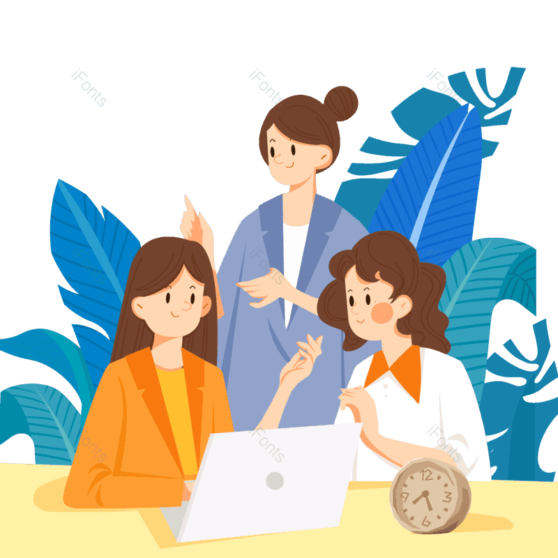 人物图片,合作元素,办公PNG,工作免抠素材